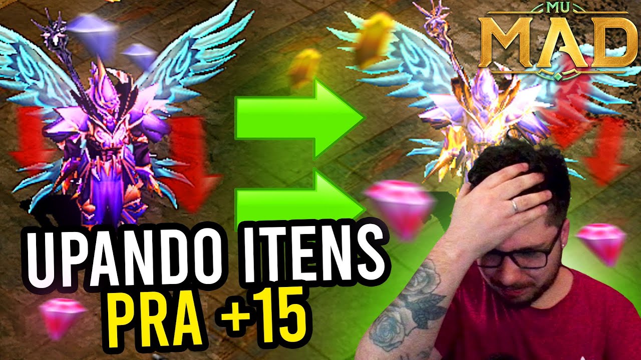 COLOCANDO TODOS MEUS ITENS +15 NO MU MAD EP 1 [PC E MOBILE]