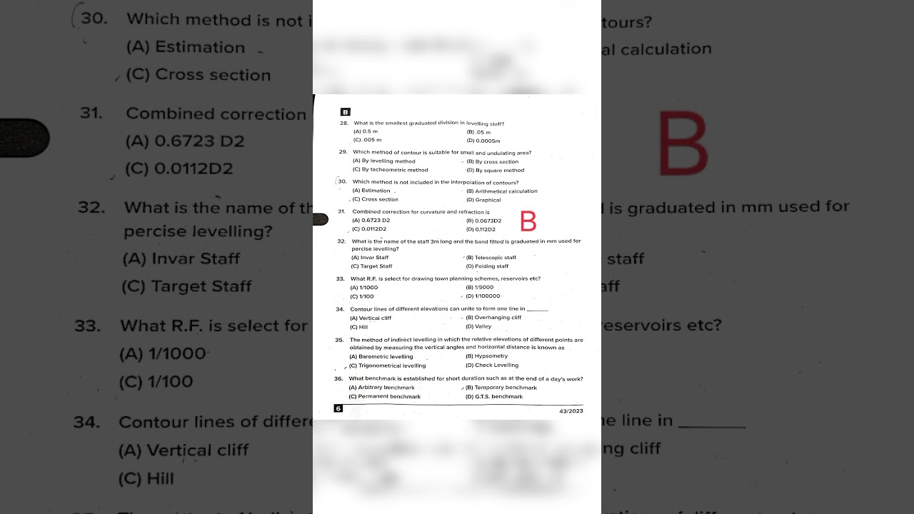 Kerala PSC Provisioal Answer Key - Tracer/ Surveyor Grade II  #shorts