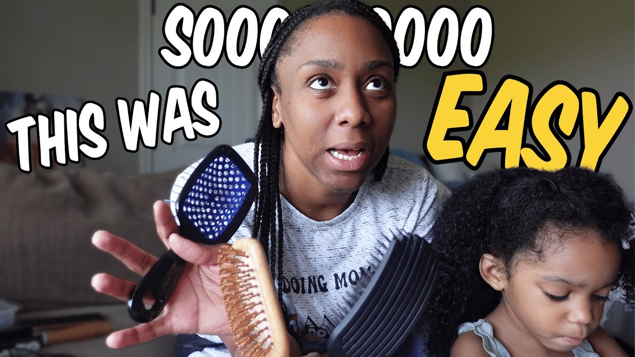 These BRUSHES Make Washing Mikko's Hair EASY