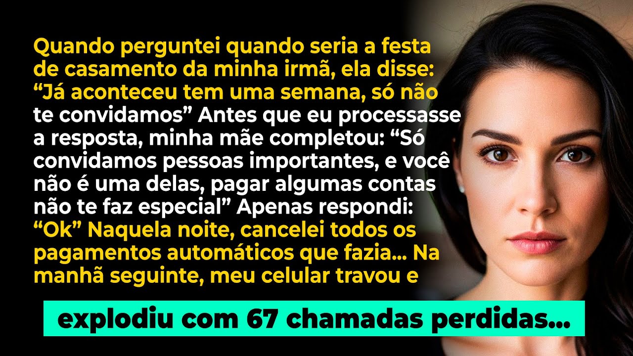 Perguntei quando seria o casamento da minha irmã, ela disse: 