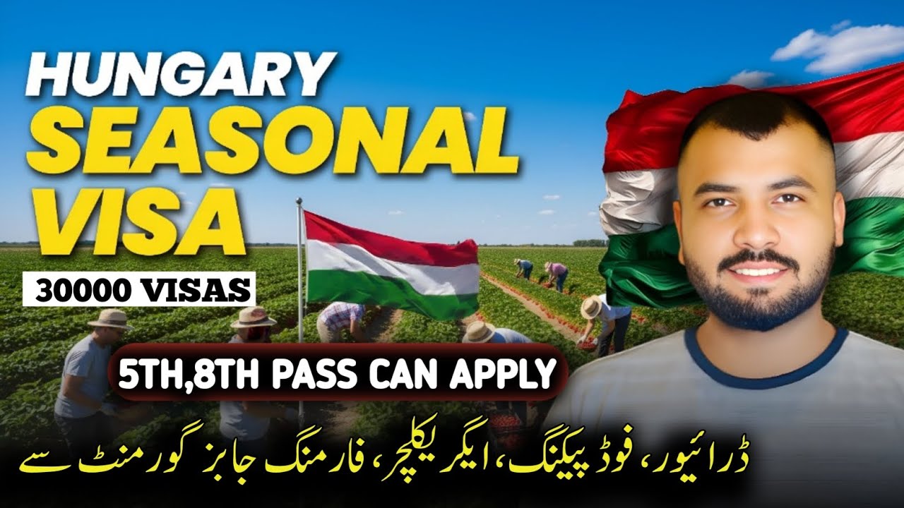 Hungary Seasonal Work Visa 2026 🇭🇺 | 35,000 Jobs Announced | No IELTS No Degree | Full Guide