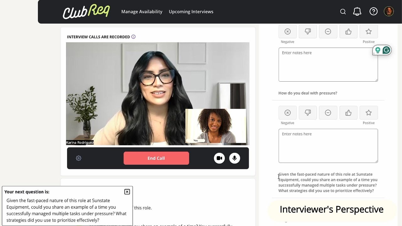 ClubReq Walkthrough (Employer's Perspective)