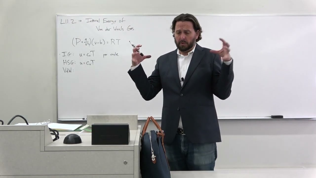 Thermodynamics and Kinetic Theory - L12.2 Van der Waals & Free Expansion