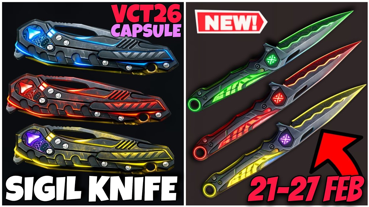 VCT 2026 Melee Capsule Leaked &ndash; Sigil Knife, Price & Release Date