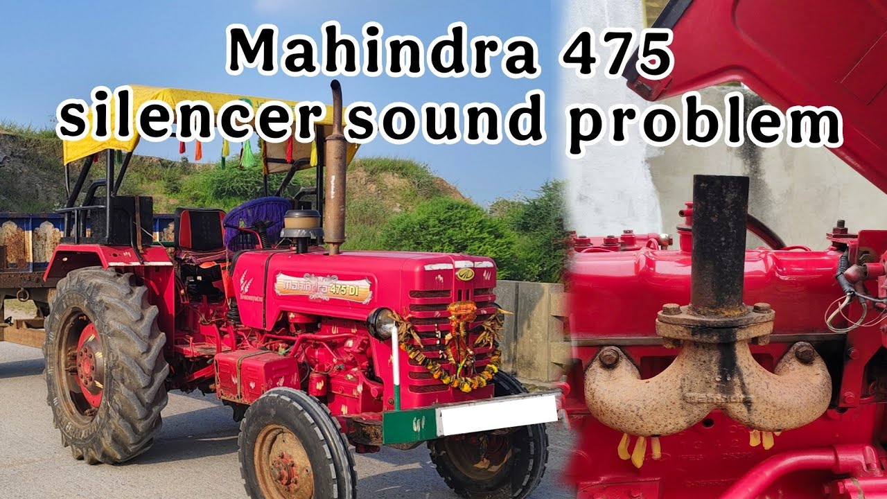 Mahindra tractor silencer problem |#villageboyaj #mahindra475di#silenser #tractorvideos#drivinglover