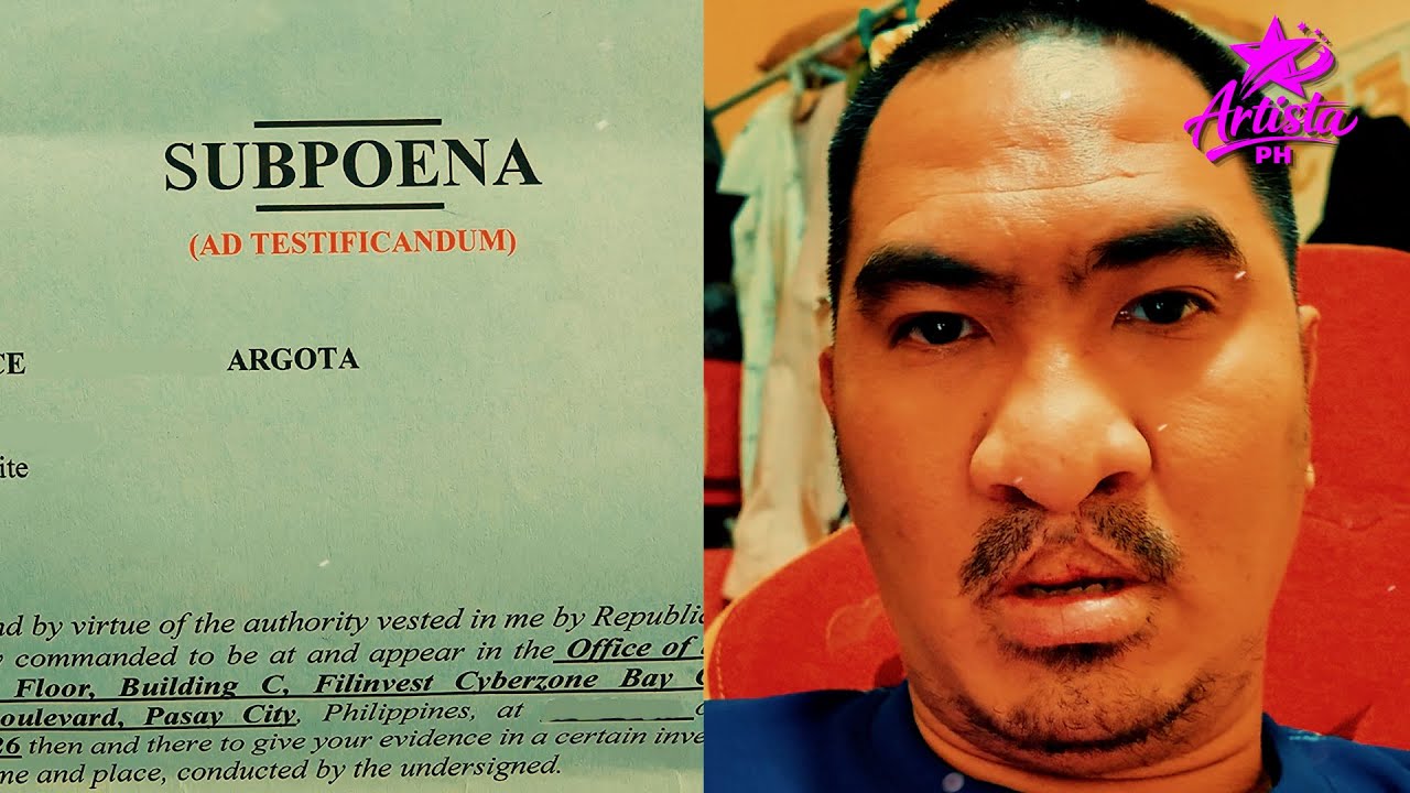 JACK ARGOTA MAY NBI SUBPOENA NA KAUGNAY SA FAKE MEDICAL RECORD NG PANGULO