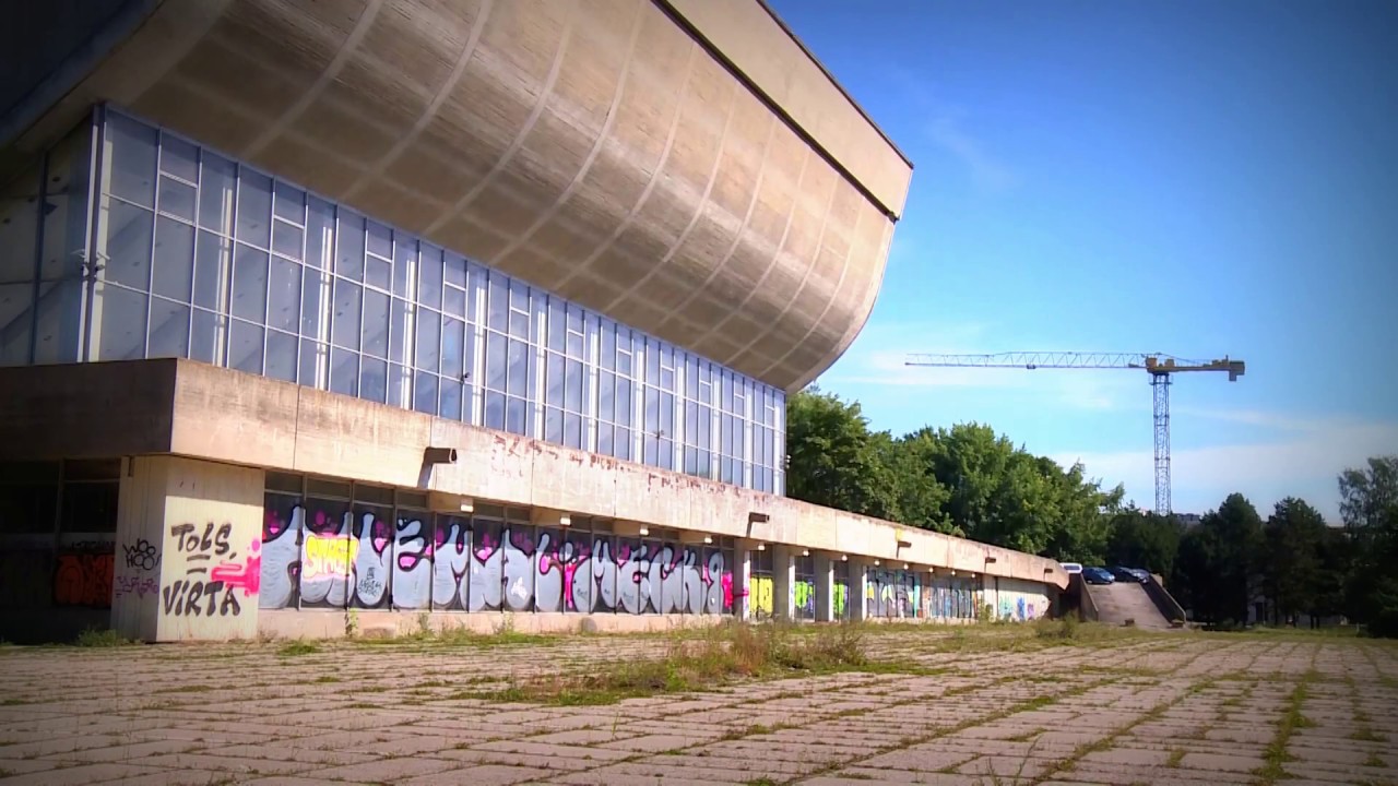Lithuania, Vilnius Sports palace from inside | Soviet architecture
