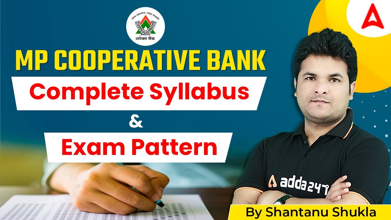MP Cooperative Bank Complete Syllabus & Exam Pattern 2022 By Shantanu Shukla