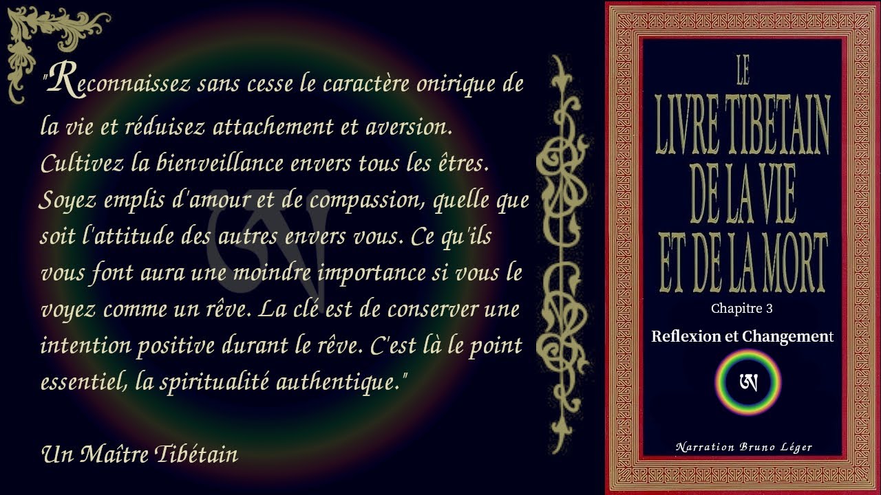 Livre Tibétain de la Vie et de la Mort - Chapitre 3 - Réflexion et Changement