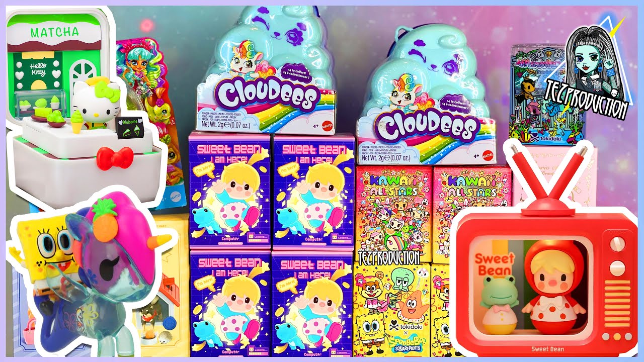 OUVERTURE 16 BLIND BOX POP MART - TOKIDOKI - CLOUDEES - CAVE CLUB