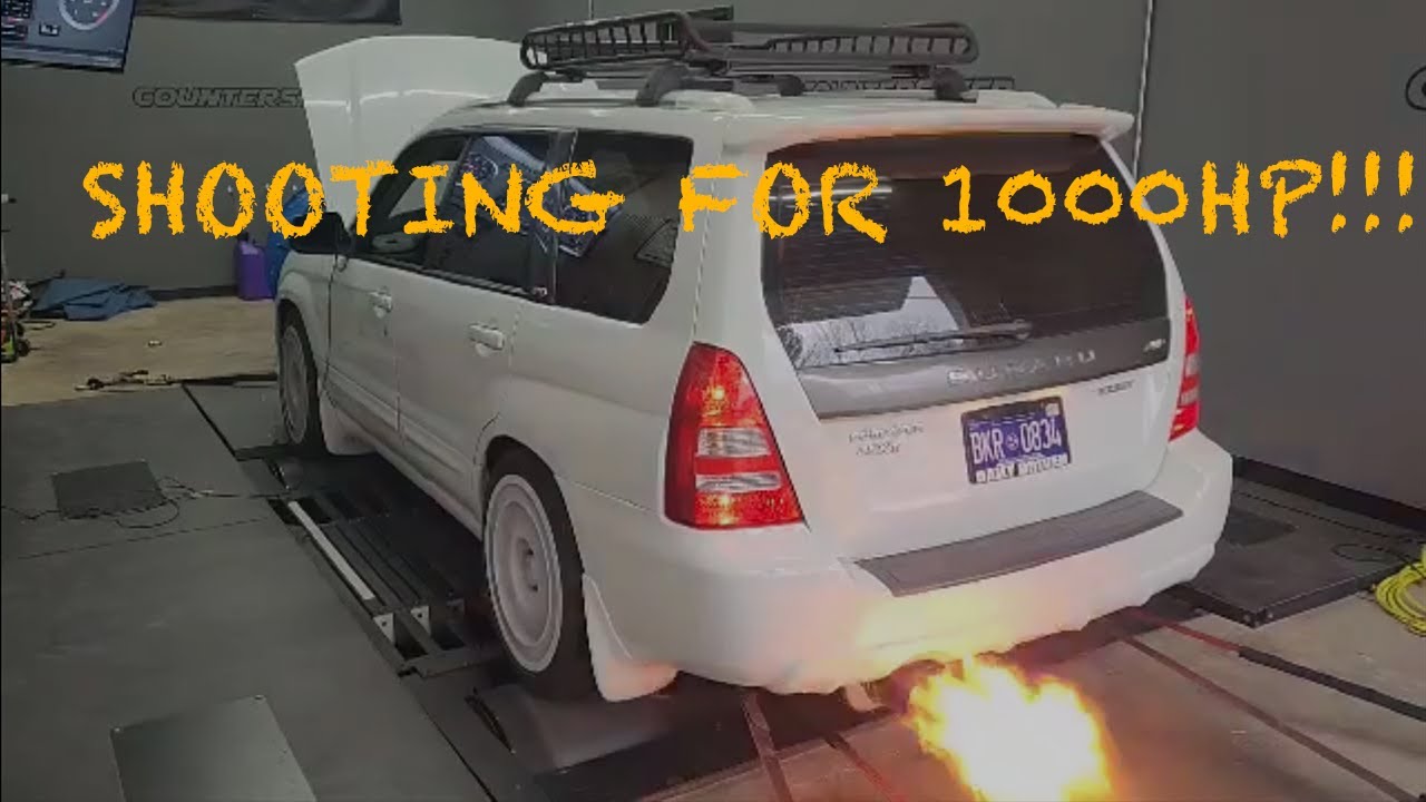 1000 HP Forester Build: Tuned on Pump 93!