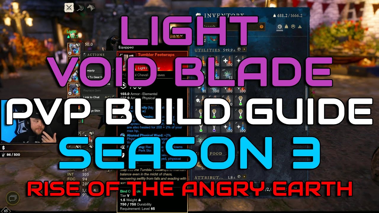 LIGHT VOID BLADE PVP BUILD GUIDE with Arena Gameplay for Season 3 New World