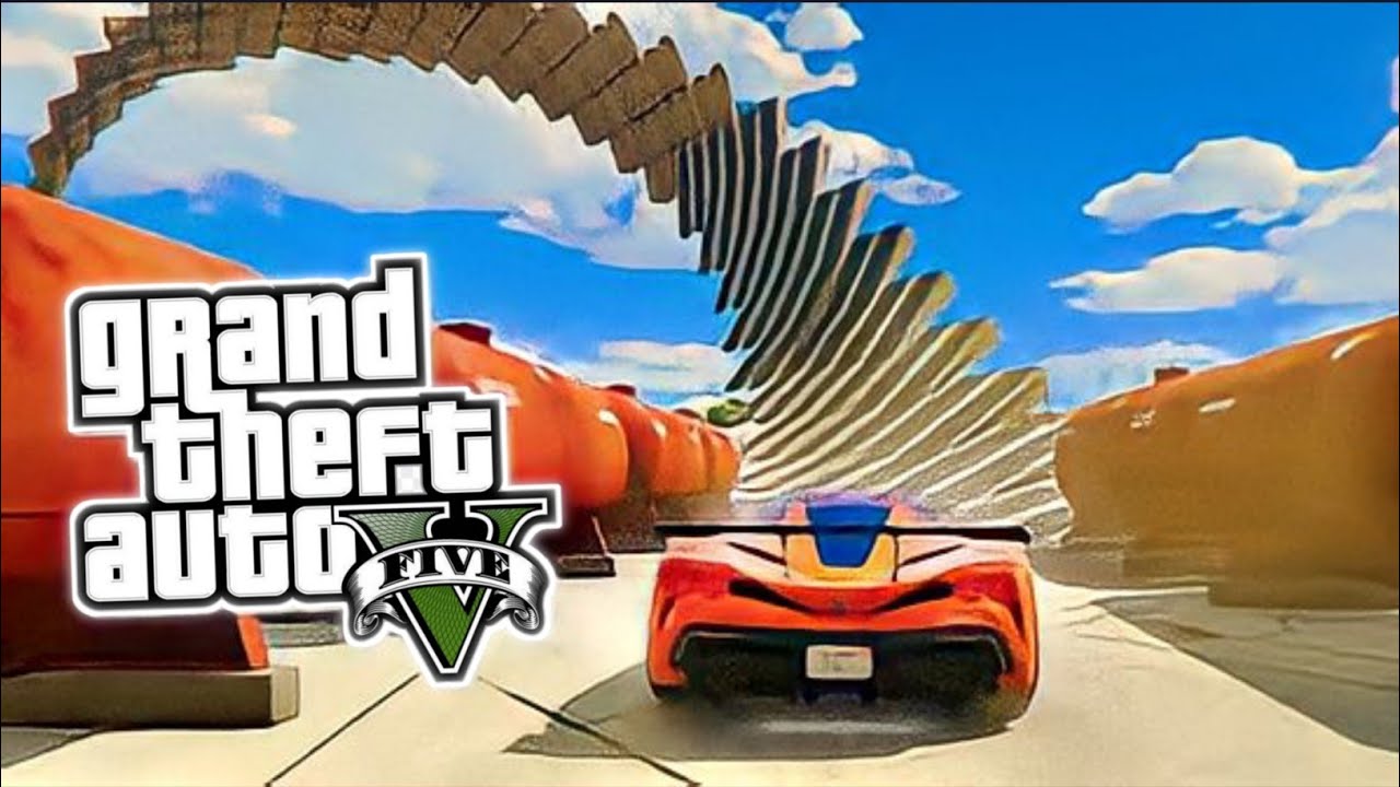 GTA 5 PARKOUR RACE | GTA ONLINE PARKOUR STUNT RACES #3 