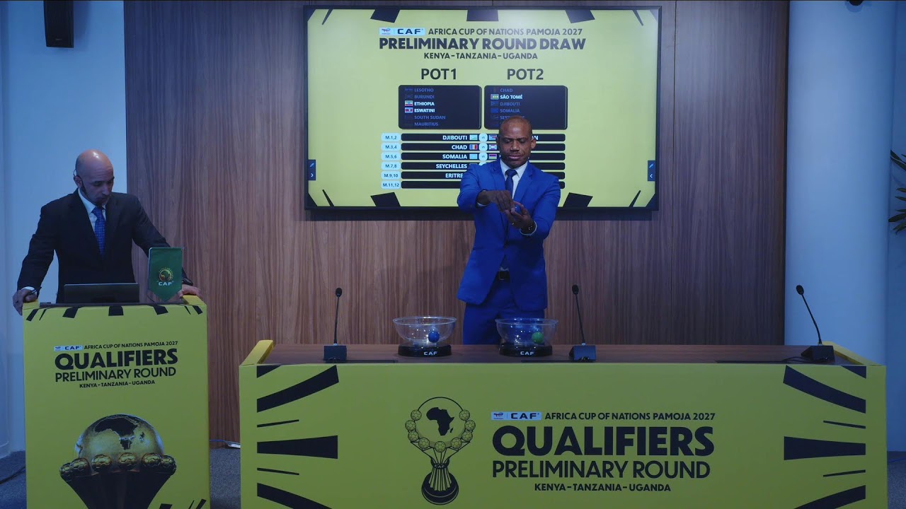 Qualifiers of the Men Africa Cup of Nations 2027 &ndash; Preliminary Round Draw English