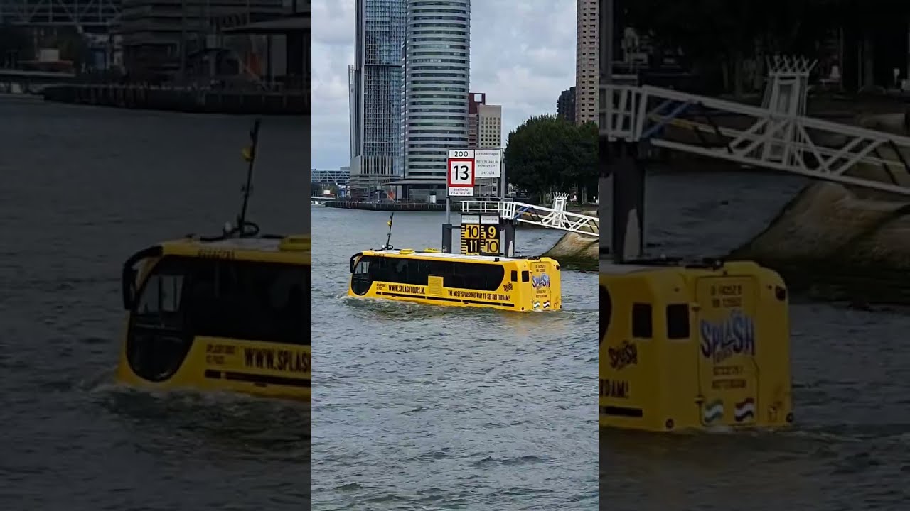 Rzeka Maas w Rotterdamie 🌊