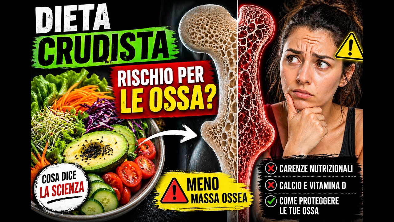 DIETA VEGETARIANA CRUDISTA ASSOCIATA A UNA RIDOTTA MASSA OSSEA