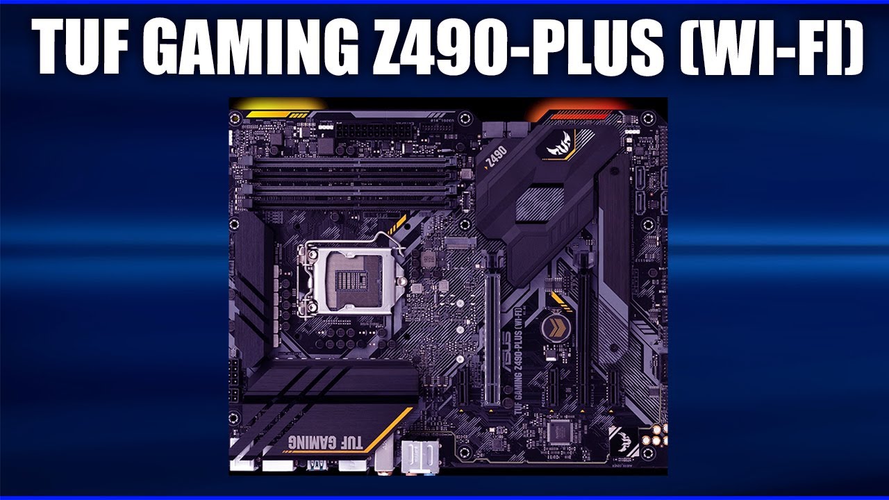 Материнская плата Asus TUF GAMING Z490-PLUS (WI-FI)