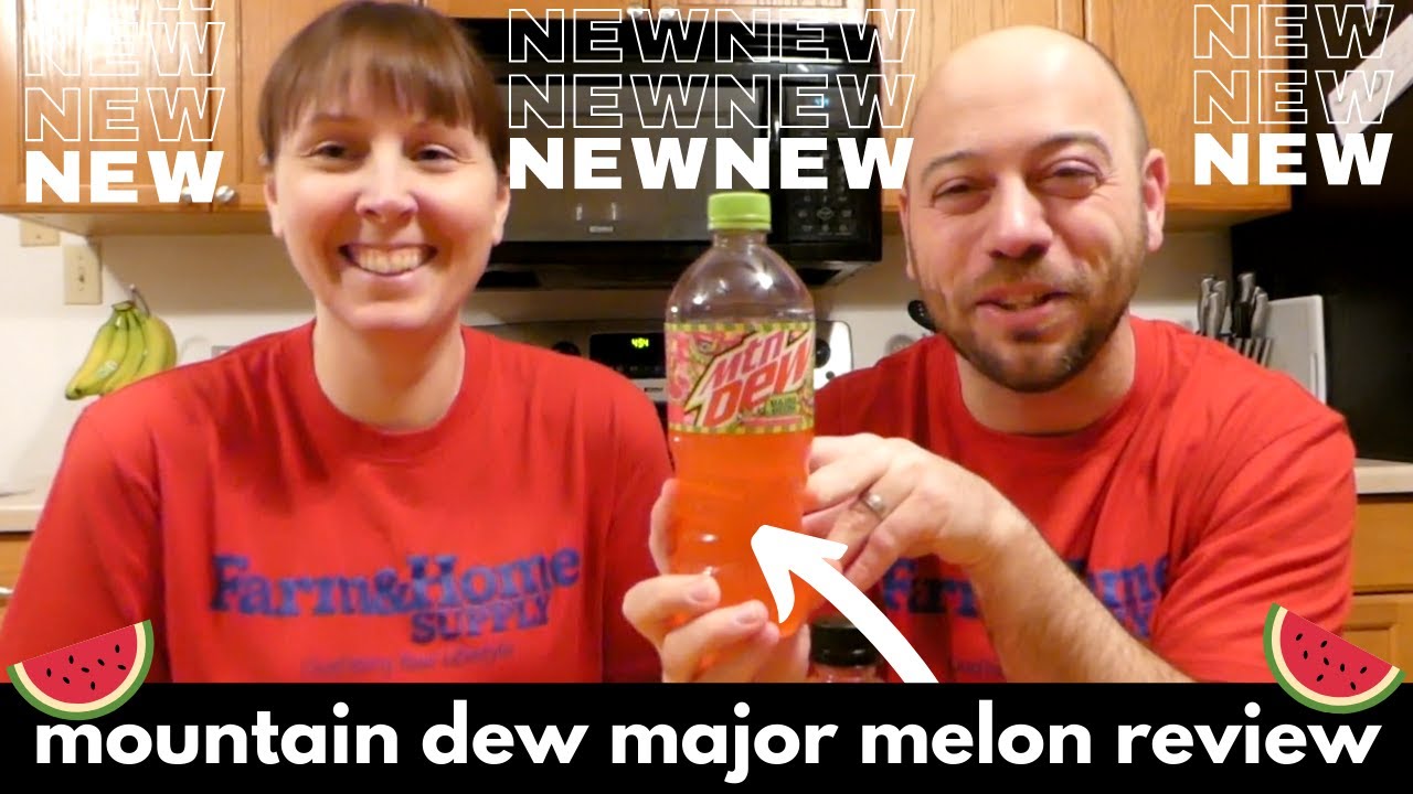 NEW Mountain Dew Major Melon Review | Watermelon Mtn Dew Flavor