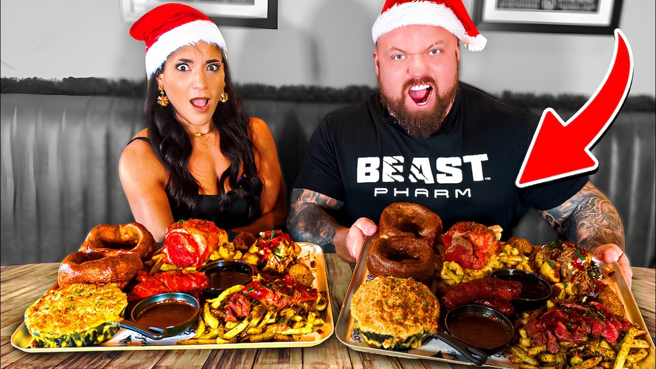 BIGGEST X-MAS DINNER EVER!!! Ft. Leah Shutkever