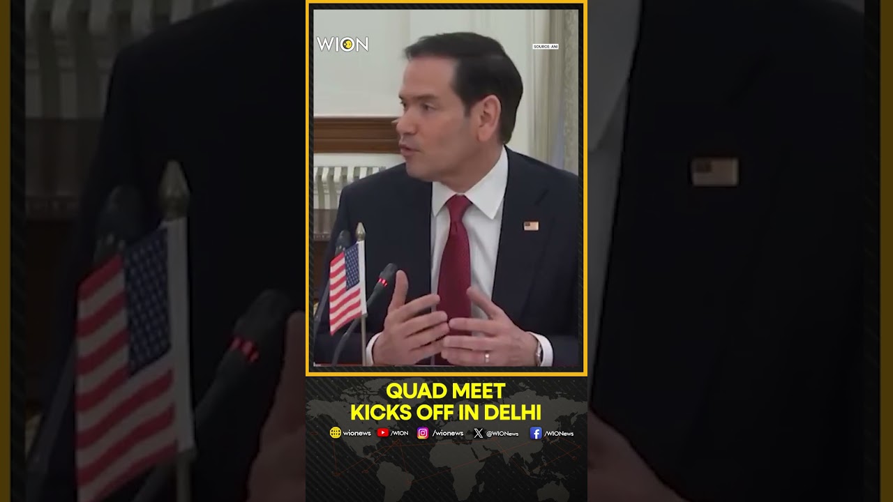 QUAD Meeting: Rubio Says I Want To Thank Minister Jaishankar & The Indian Government For Hosting US