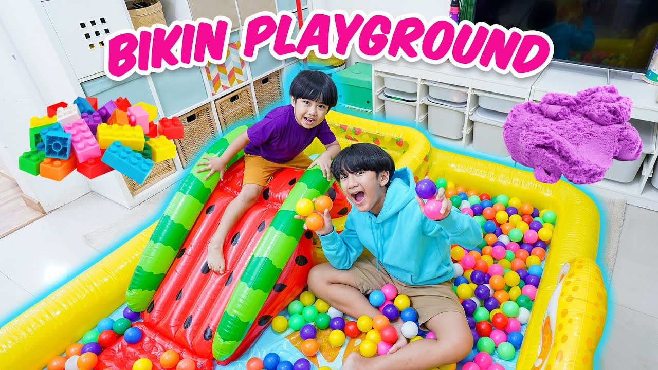 ZIYAN BIKIN PLAYGROUND DI RUMAH