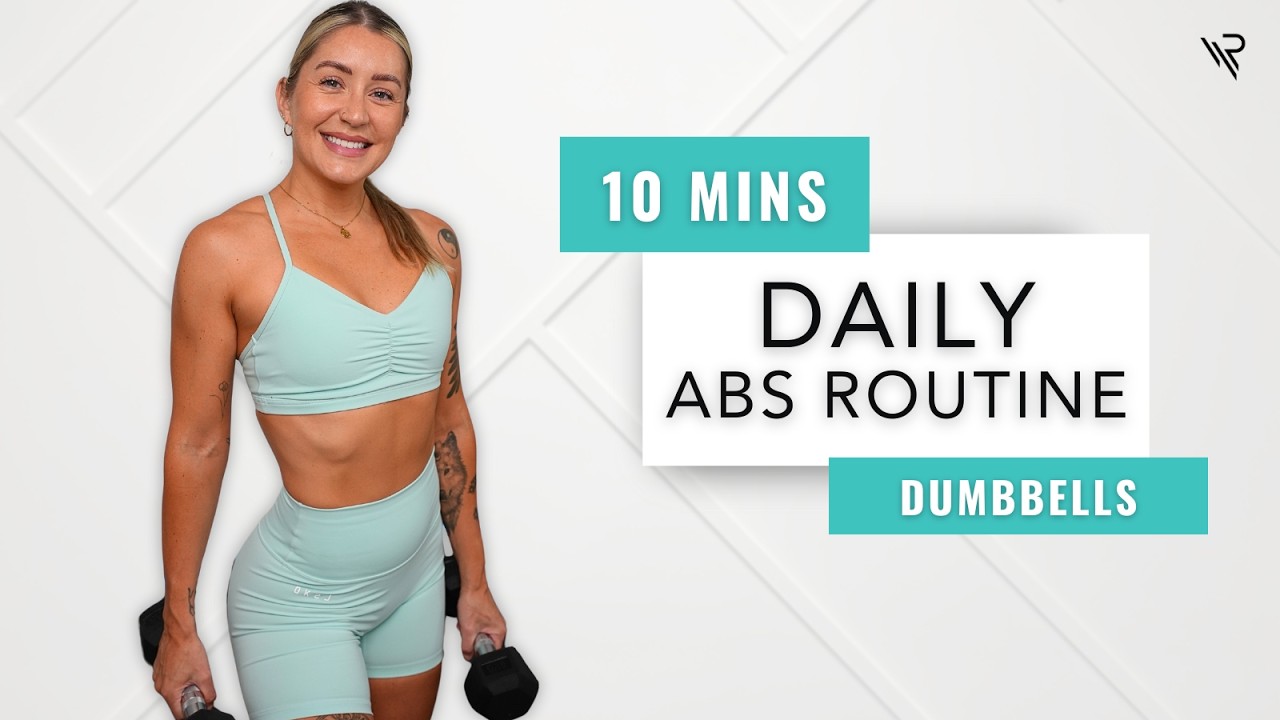 10 Mins Daily Dumbbell Abs Routine