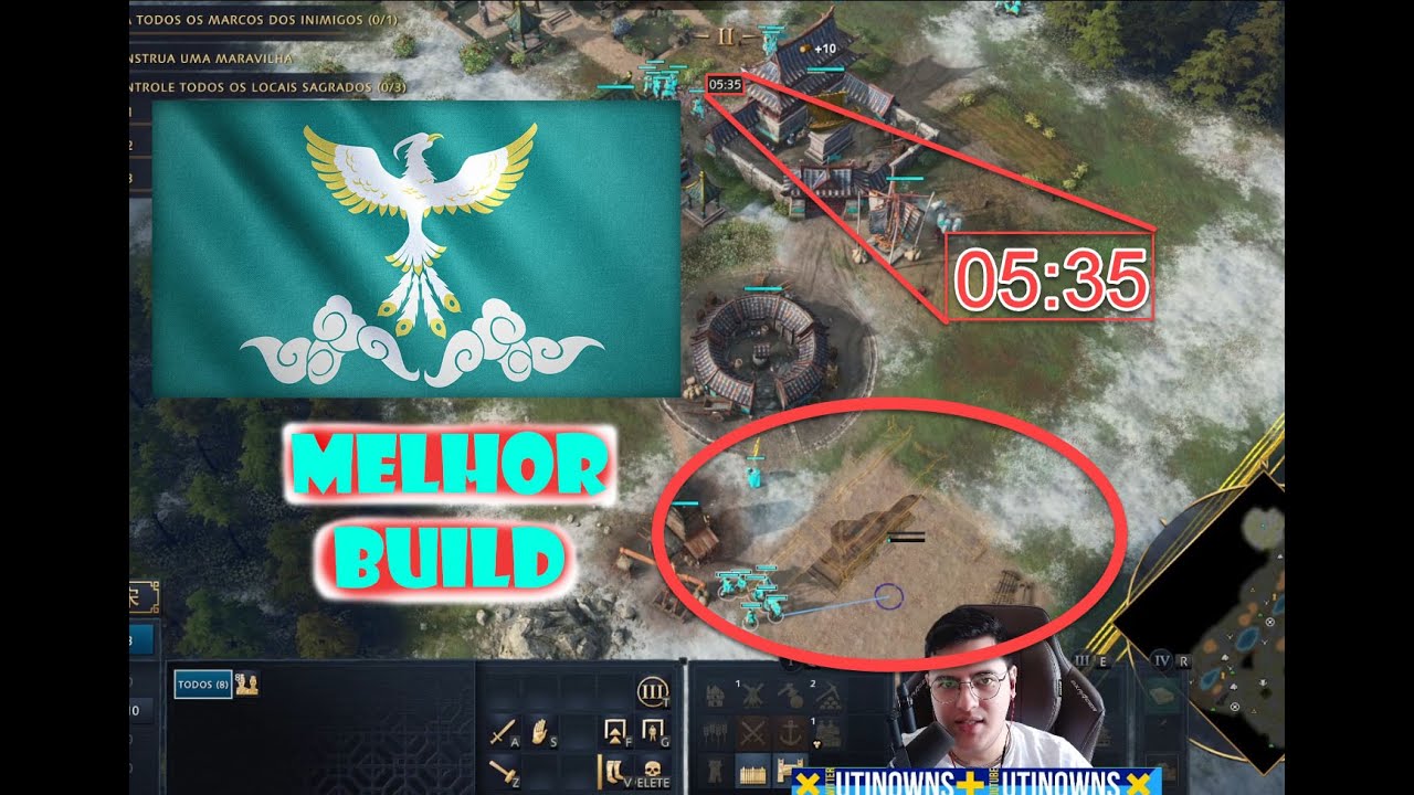 GUIA ZHU XI - MELHOR BUILD ORDER DA MELHOR CIVILIZA&Ccedil;&Atilde;O ATUAL - Age of empires 4