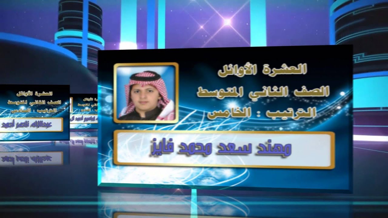 المتفوقين للفصل الدراسي الأول للعام 1435 - 1436هـ