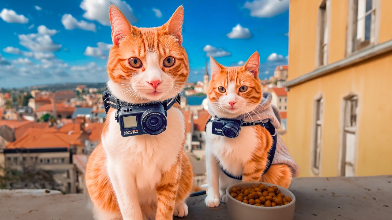 My Cat Found His TWIN?? (But He Is Suspicious) 🤔