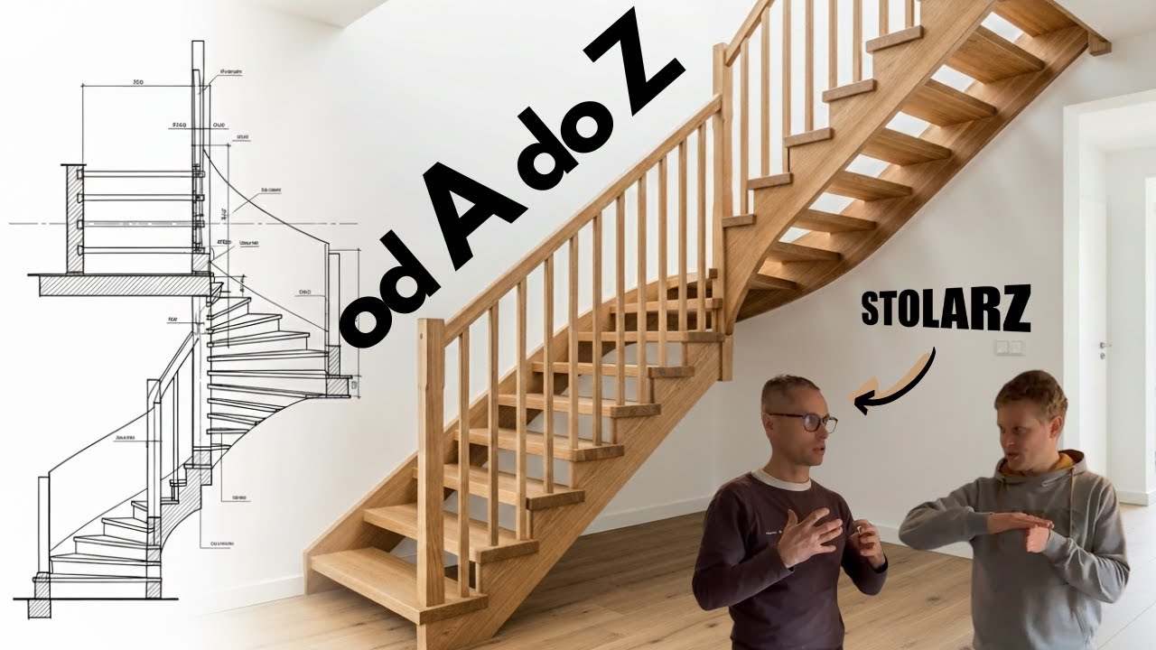 Jak powstają SCHODY SAMONOŚNE? Mistrz Stolarstwa pokazuje proces OD A DO Z (Projekt i Montaż)