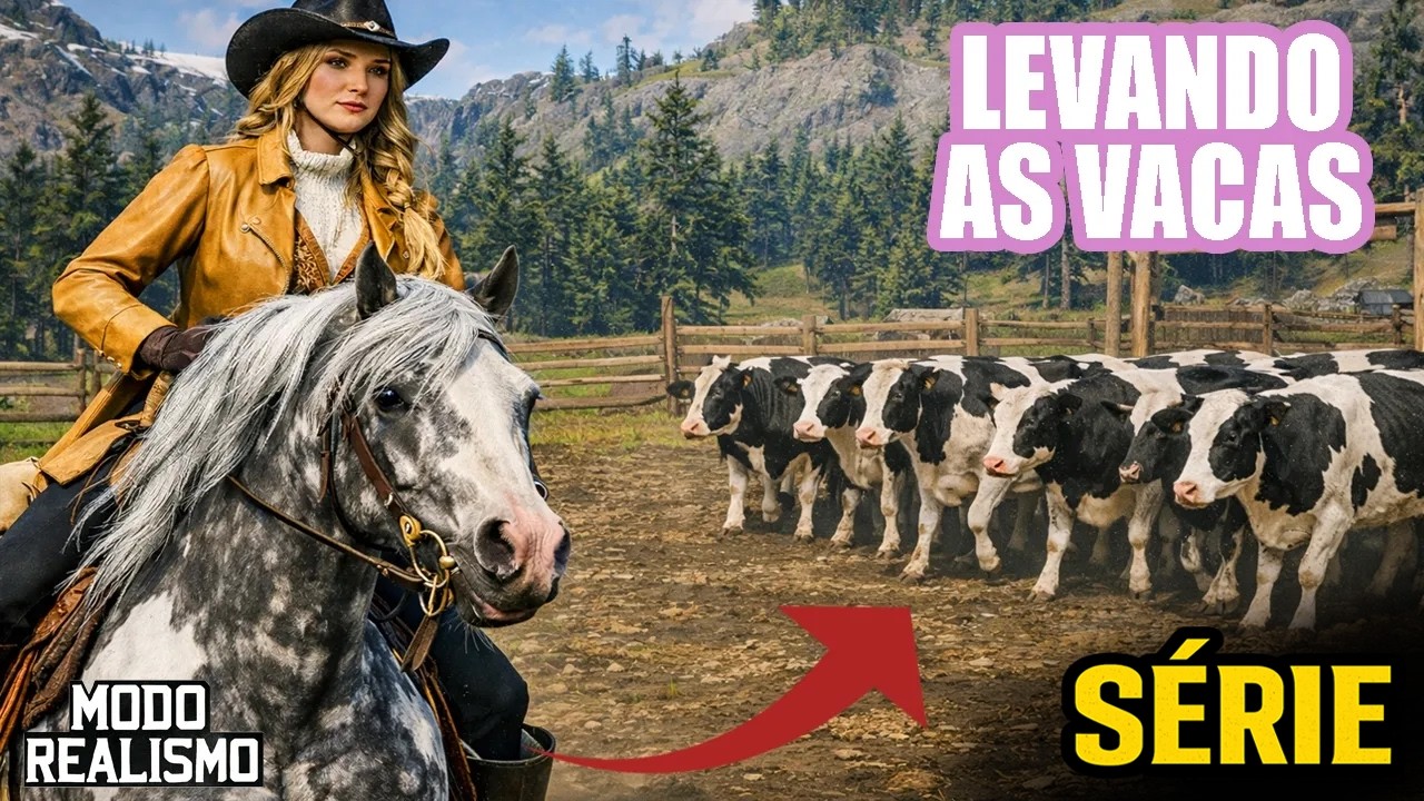 APARTANDO AS VACAS PARA O CURRAL! EP36 RDR2 Uma vaqueira no velho oeste
