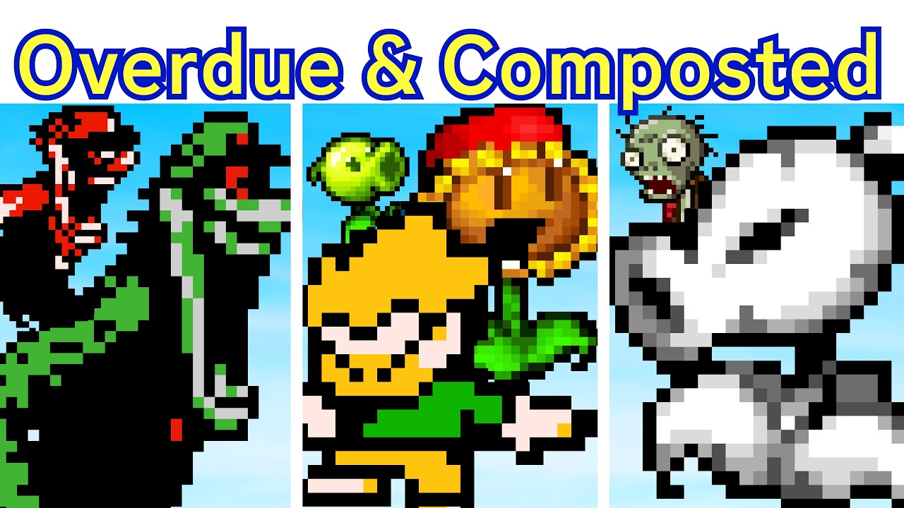 FNF THIS IS SOME INSANE CODING!!! MMv2 Overdue Redux, Composted V2 (PvZ x FNF)