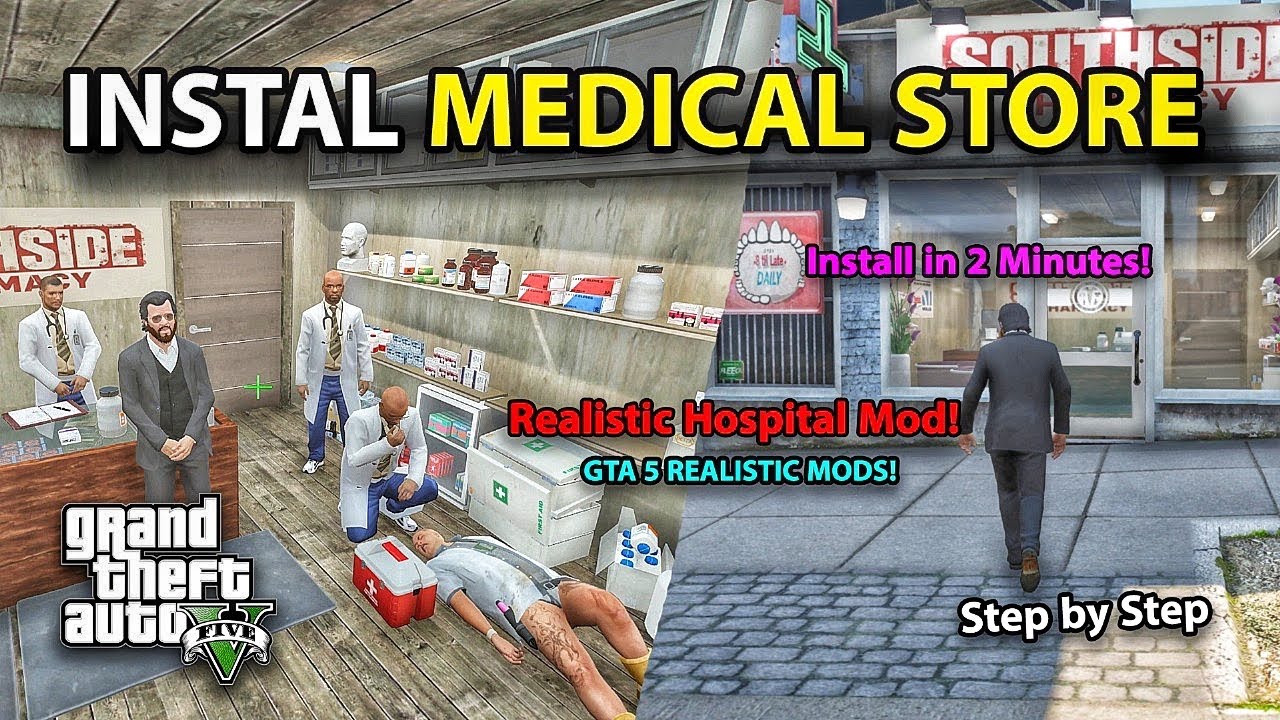 How to Install Medical Store Mod in GTA 5 | GTA 5 Mods 2025