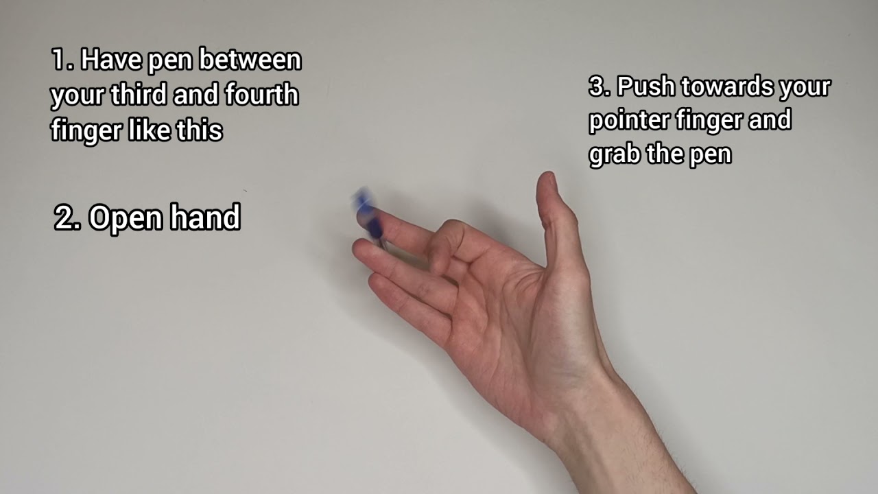 Learn to do a pen trick in 15 seconds