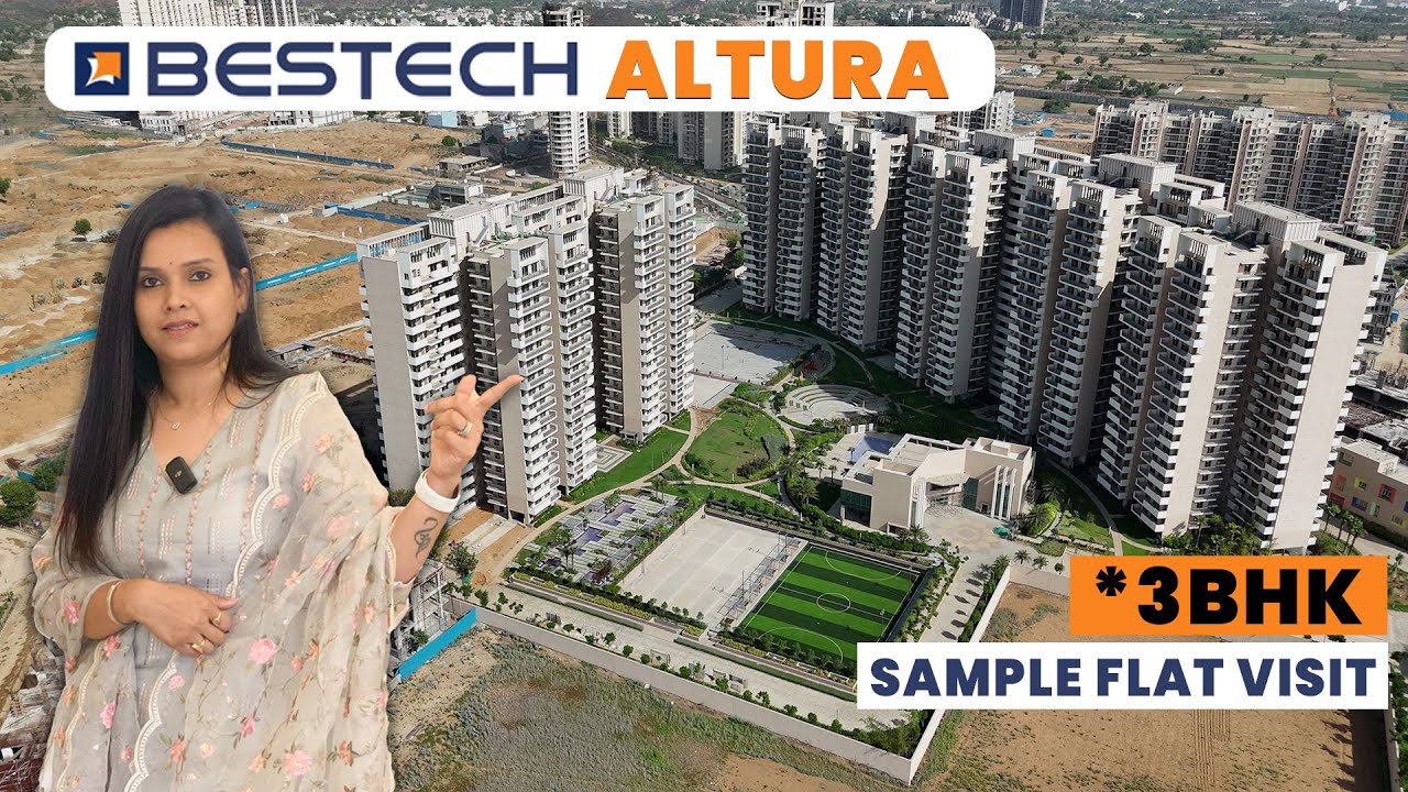 Bestech Altura latest Constrcution Update!! & 3 BHK 2050 sqft  Tour