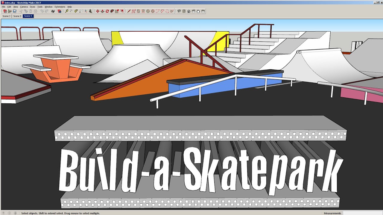 Build A Skatepark:  Lesson 2 - Pyramid and Ledge