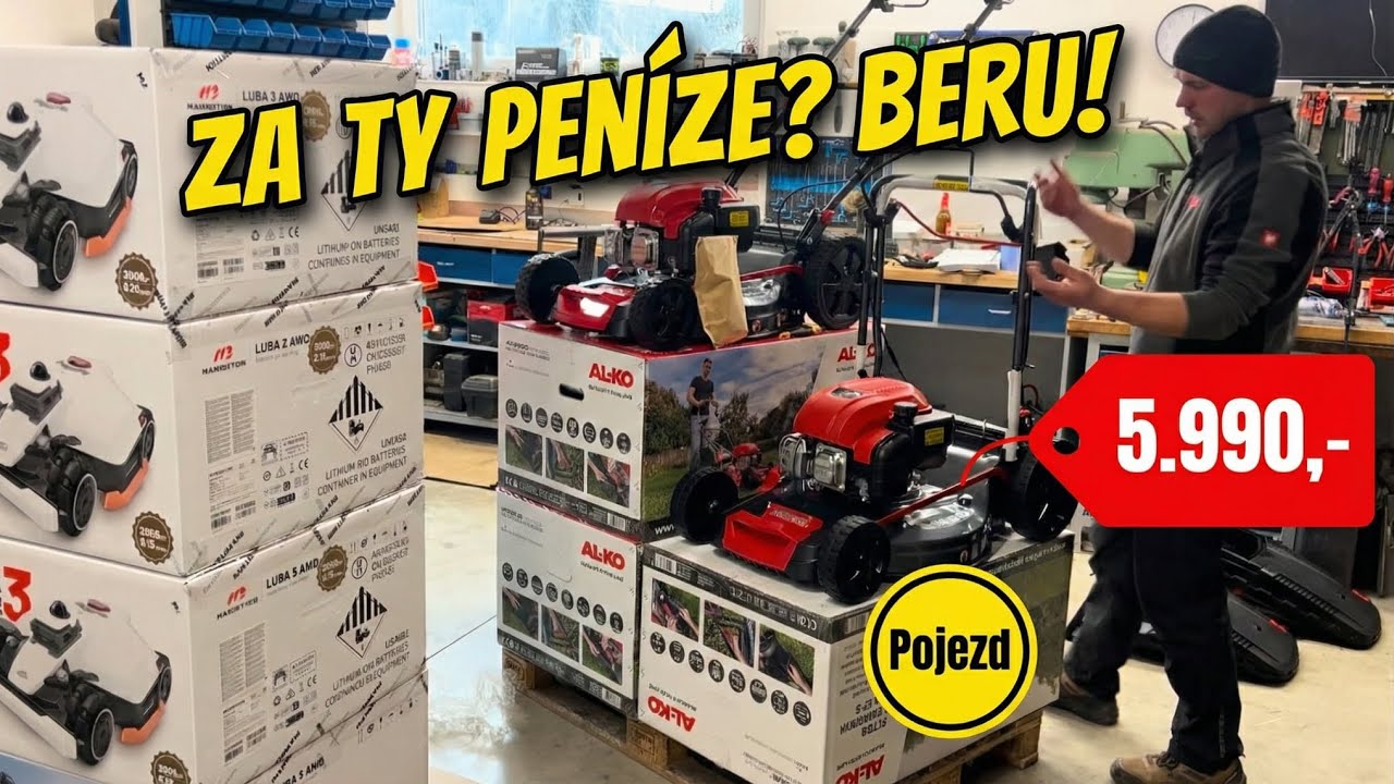 TOHLE MUSÍTE VIDĚT, NEŽ SI KOUPÍTE SEKAČKU! 🔥 Sekačka s pojezdem za 5 990 Kč. Vyplatí se?