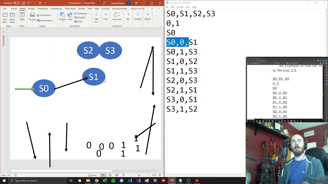 Working it out by hand (State Machines)