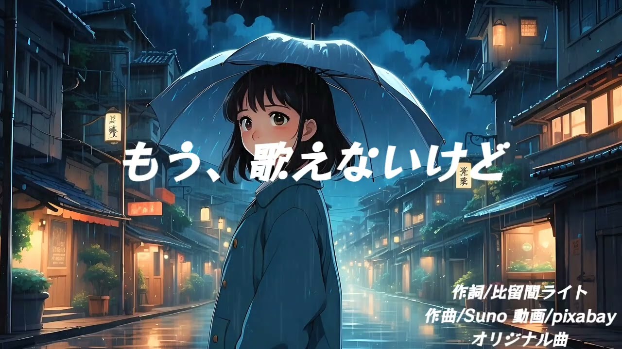 もう、歌えないけど-やり切った感情 ballad オリジナル曲（original song）