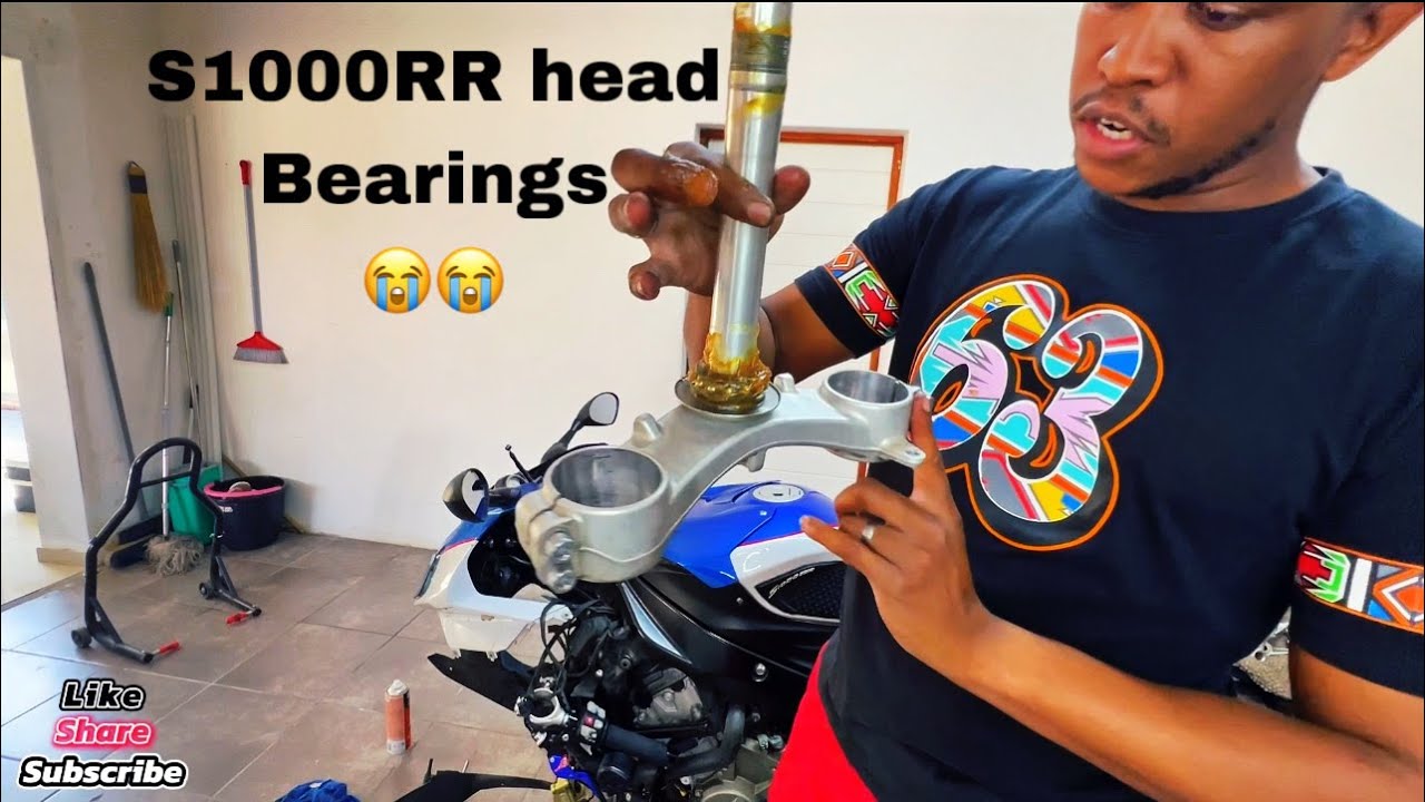 2018 S1000RR steering head bearings problem and solving it