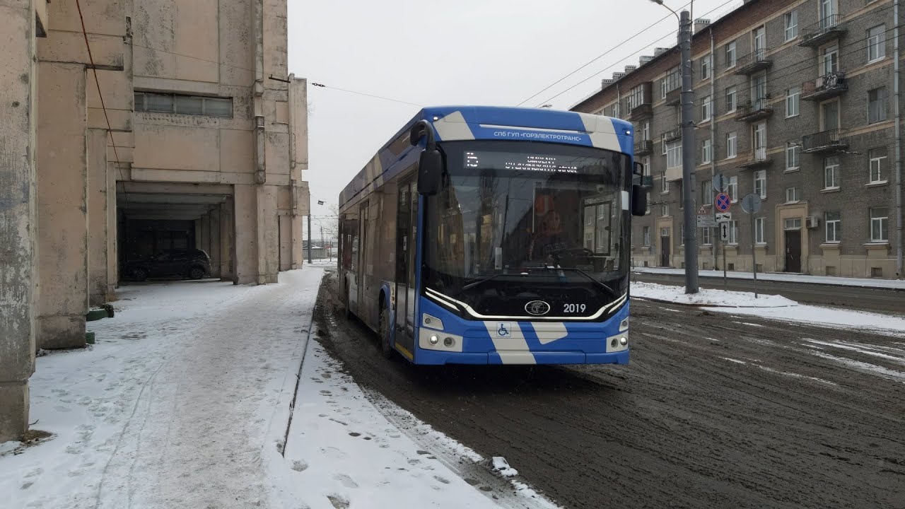 Троллейбус, маршрут №15 в парк 6281 