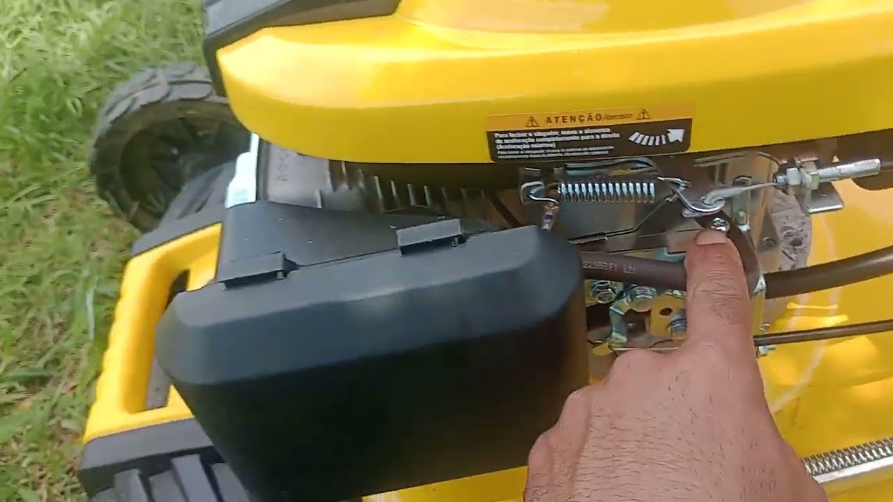 como ganhar mais potência no cortador de grama !!! vonder mgv 226 funciona para qualquer um outro