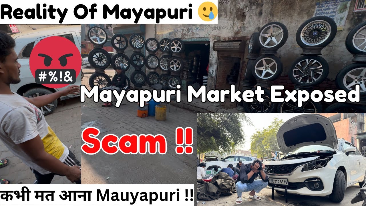 Mayapuri Tyre Market Scam❗️ पागल बना देंगे बहुत सोच समझ कर जाना || ऐसे लगाते हैं Mayapuri वाले चुना😡