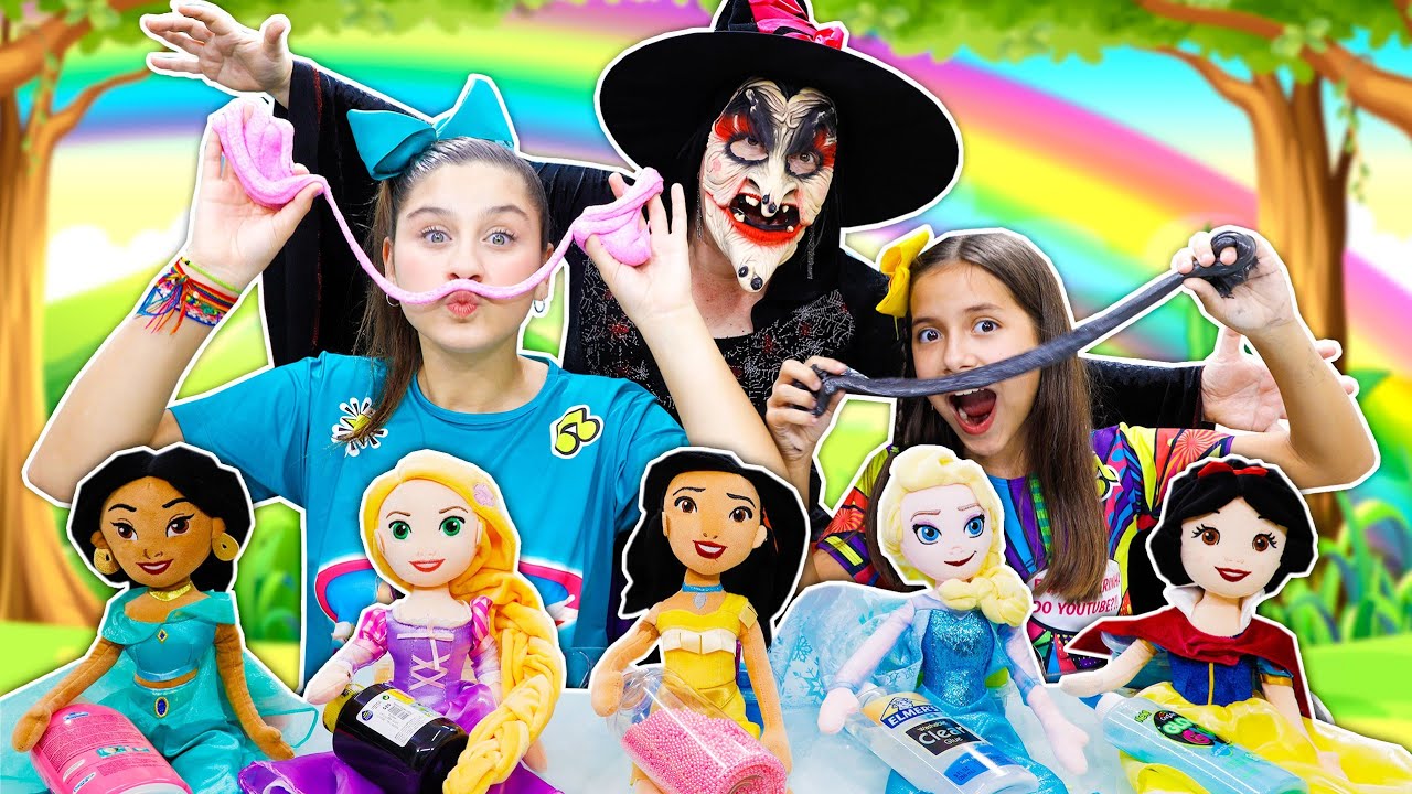 DESAFIO SLIME SABOTADO DAS PRINCESAS - Qual princesa você escolhe? Mileninha