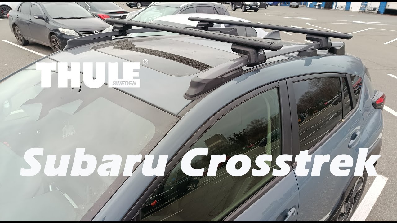 Roof rack Subaru Crosstrek Crossbars Installation