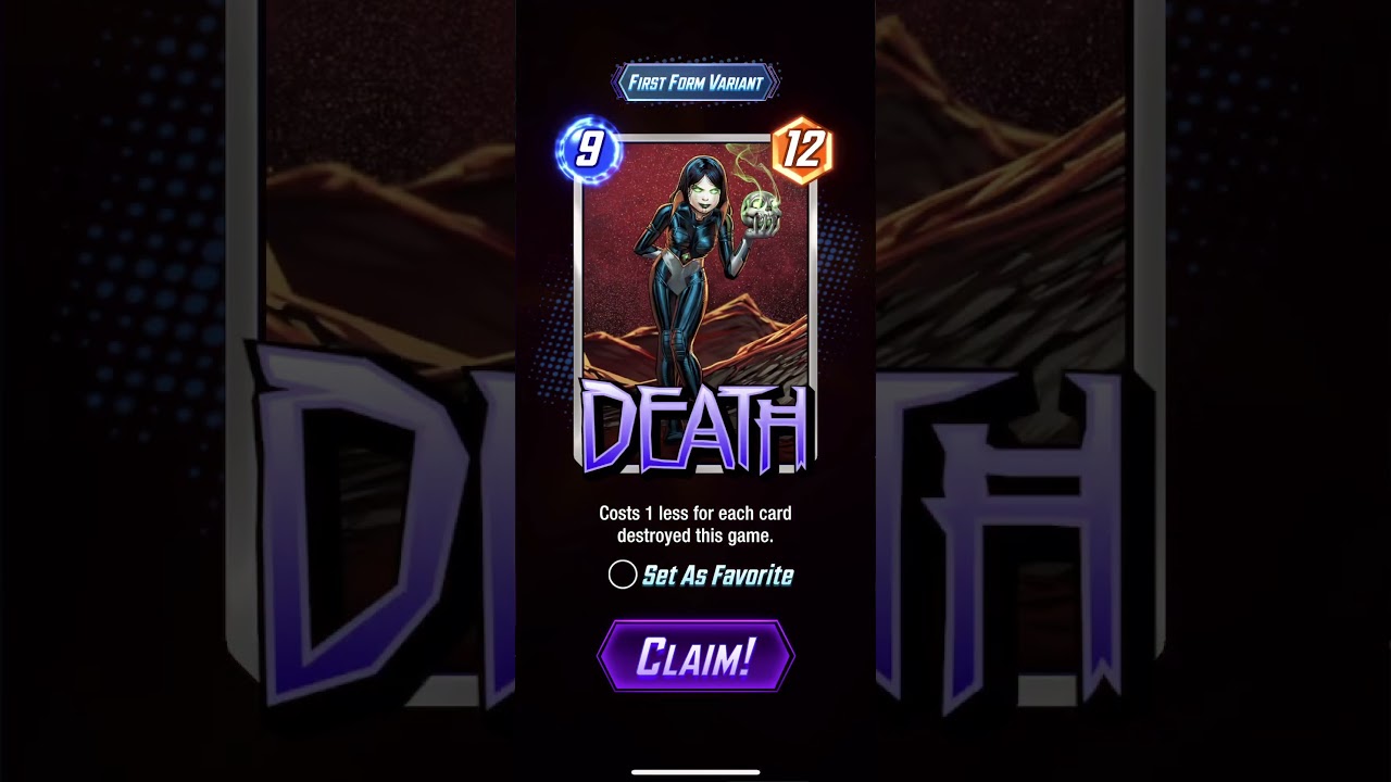 Savage Lands Mystery Card | Death First Form Variant | Season Pass Level 47
