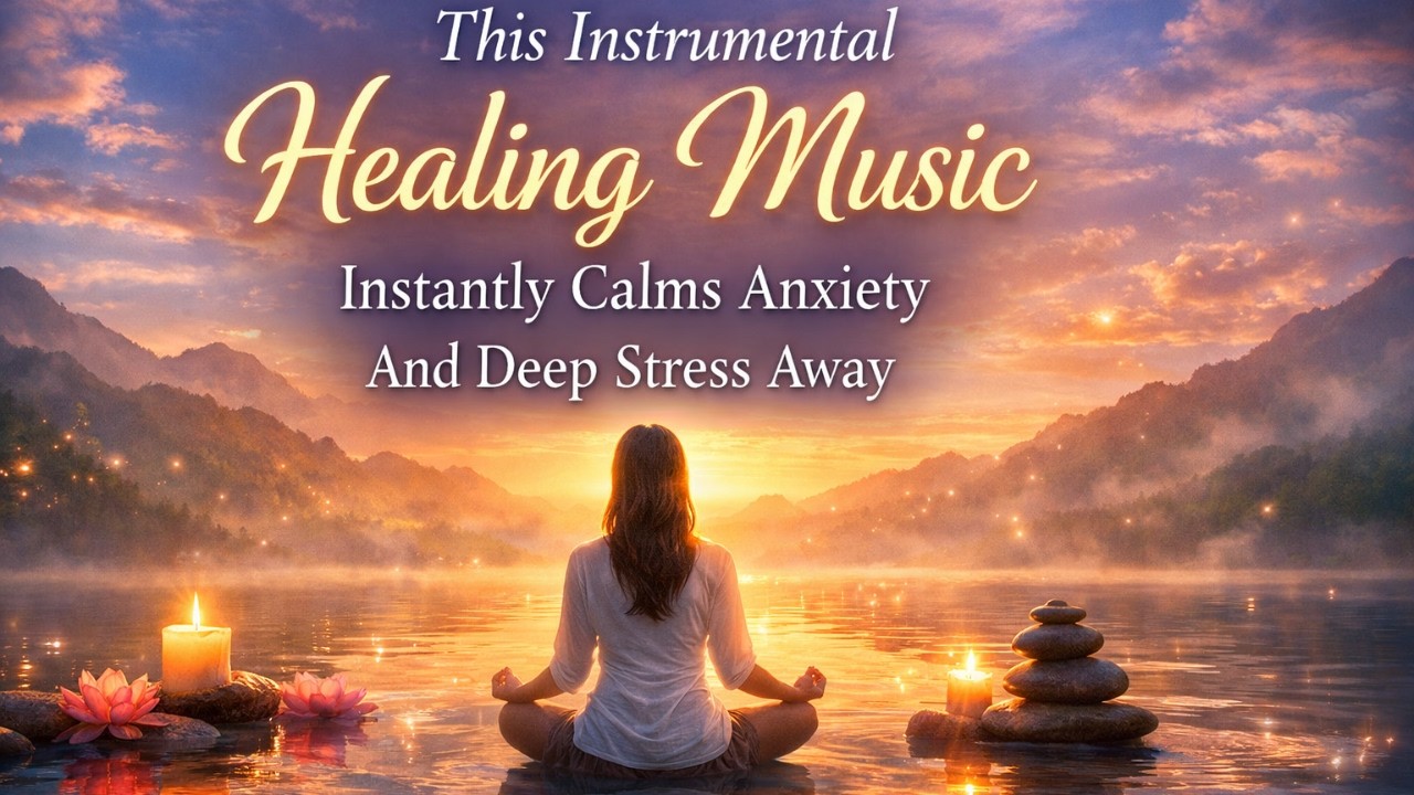 [4K] This Instrumental Healing Music Instantly Calms Anxiety And Deep Stress Away