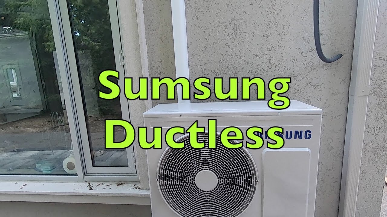 HVAC Overtime | Samsung Ductless mini split install