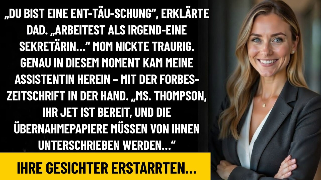 Meine Eltern wollten mich vor meiner Karriere retten – dann enthüllte meine Assistentin die Wahrheit