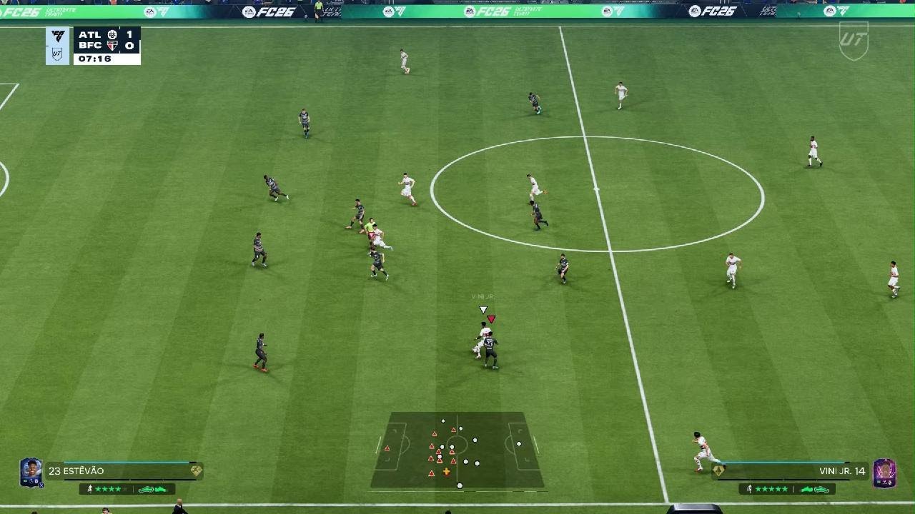 EA SPORTS FC 26 (6ª Div) PS5 Partida 9 goleada de virada